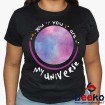 Baby Look Coldplay 100% Algodão - You You Are My Universe - BTS - Rock - Alternativo - K-pop - Geeko