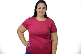 Baby Look da marca 2k jeans na cor vermelha