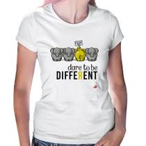 Baby Look Dare to be different - Foca na Moda