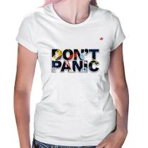 Baby Look Don't panic - Foca na Moda