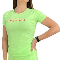 Baby Look Dry Cool Raquete Verde Neon