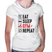 Baby Look Eat, Sleep, Gym, Repeat - Foca na Moda