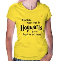 Baby Look Esperando minha carta de Hogwarts - Foca na Moda