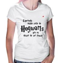 Baby Look Esperando minha carta de Hogwarts - Foca na Moda