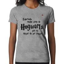 Baby Look Esperando minha carta de Hogwarts - Foca na Moda