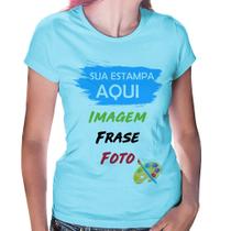 Baby Look Estampa Personalizada (Imagem, frase ou foto) - Foca na Moda