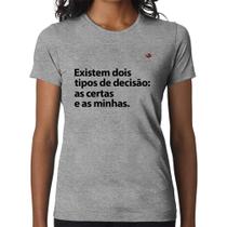 Baby Look Existem dois tipos de decisão: as certas e as minhas - Foca na Moda