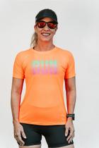 Baby Look Fastpace-Run Laranja Neon