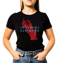 Baby Look Feminina Banda Interpol 100% Algodao Modelo 04 Baby Look Feminina Banda Interpol 100% Algodao Modelo 04
