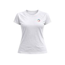 Baby Look Feminina Esportiva Compass Dry Branca Loguinho Cor:BrancoTamanho:GG Baby Look Feminina Esportiva Compass Dry Branca Loguinho Cor:BrancoTamanho:GG