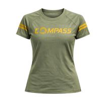 Baby Look Feminina Esportiva Compass Dry Verde Militar Cor:Verde MilitarTamanho:G