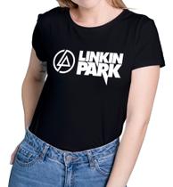 Baby Look Feminina Show Banda Linkin Park Camiseta 100% Algodão