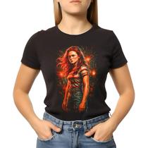 Baby Look Feminina Stranger Things Max 100% Algodao Baby Look Feminina Stranger Things Max 100% Algodao