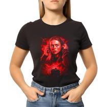 Baby Look Feminina Stranger Things Max Algodão Premium