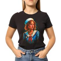Baby Look Feminina Stranger Things Robin 100% Algodao Linda