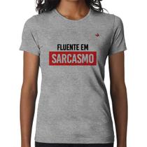 Baby Look Fluente em sarcasmo - Foca na Moda
