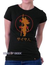 Baby Look Goku Dragon Ball Desenho Clássico Blusinha Naruto
