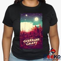 Baby Look Guardiões da Galáxia 100% Algodão - Guardians Of The Galaxy - Geeko