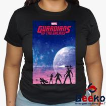 Baby Look Guardiões da Galáxia 100% Algodão - Guardians Of The Galaxy - Geeko Baby Look Guardiões da Galáxia 100% Algodão - Guardians Of The Galaxy - Geeko