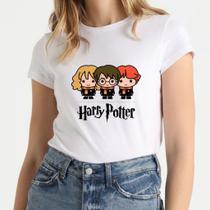 Baby Look Harry Potter Personalizado Feminino (Formato Pequeno)