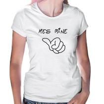 Baby Look He's Mine - Foca na Moda