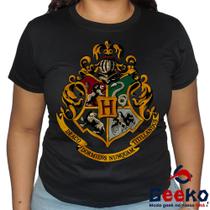 Baby Look Hogwarts 100% Algodão Harry Potter Blusa Feminina All Geek Baby Look Hogwarts 100% Algodão Harry Potter Blusa Feminina All Geek