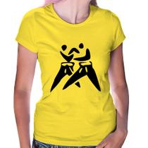 Baby Look Judô Jiu Jitsu - Foca na Moda Baby Look Judô Jiu Jitsu - Foca na Moda