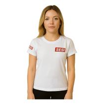 Baby Look Juvenil Uniforme Escolar Do Sesi Premium