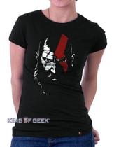 Baby Look Kratos God Of War Blusinha Gamer Nerd Jogo Geek Baby Look Kratos God Of War Blusinha Gamer Nerd Jogo Geek
