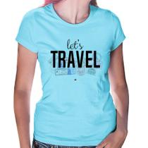 Baby Look Let's Travel - Foca na Moda