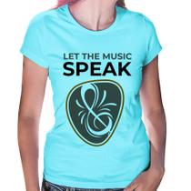Baby Look Let the music speak - Foca na Moda
