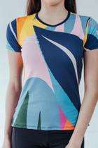 Baby look liberty manga curta Baby look liberty manga curta