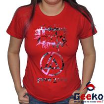 Baby Look Linkin Park 100% Algodão From Zero The Emptiness Machine Blusa Rock Emily Armstrong Geeko Baby Look Linkin Park 100% Algodão From Zero The Emptiness Machine Blusa Rock Emily Armstrong Geeko
