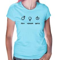 Baby Look Man Woman Geek - Foca na Moda