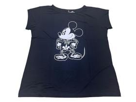 Baby Look Mickey Esqueleto Camiseta Baby Look Blusa Blusinha Feminina Sfm467 BM Baby Look Mickey Esqueleto Camiseta Baby Look Blusa Blusinha Feminina Sfm467 BM