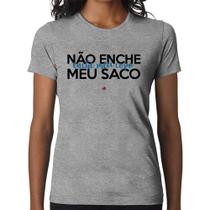 Baby Look Não enche meu saco, enche meu copo - Foca na Moda