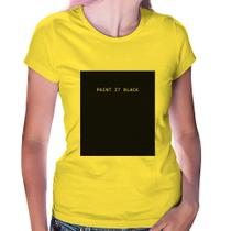 Baby Look Paint it Black - Foca na Moda