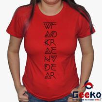 Baby Look Pantera Negra 100% Algodão - Wakanda Forever - Black Panther - Geeko
