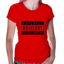 Baby Look Parental Advisory: Explicit Content - Foca na Moda