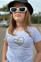 Baby Look Pietragio Feminina Love Algodão Original Baby Look Pietragio Feminina Love Algodão Original