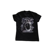 Baby Look Pink Floyd Preta Camiseta Feminina The Wall BO143 RCH