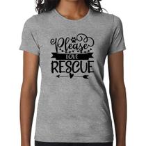 Baby Look Please Love Rescue - Foca na Moda