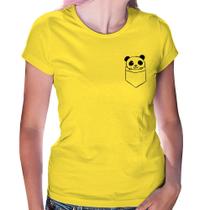 Baby Look Pocket Panda - Foca na Moda