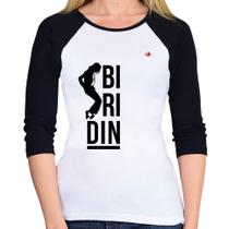 Baby Look Raglan Biridin Manga 3/4 - Foca na Moda