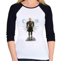 Baby Look Raglan Brienne of Tarth Manga 3/4 - Foca na Moda