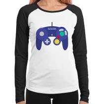 Baby Look Raglan Controle Retrô Vídeo Game Gamepad Manga Longa - Foca na Moda Baby Look Raglan Controle Retrô Vídeo Game Gamepad Manga Longa - Foca na Moda