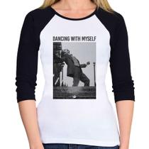 Baby Look Raglan Dancing with myself Manga 3/4 - Foca na Moda