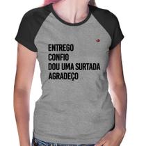 Baby Look Raglan Dou uma surtada - Foca na Moda