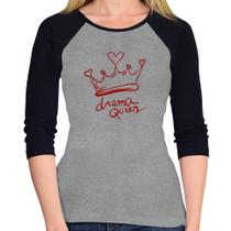 Baby Look Raglan Drama Queen Manga 3/4 - Foca na Moda