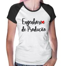 Baby Look Raglan Engenharia de Produção - Foca na Moda